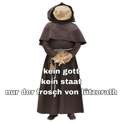 Kein Gott kein Staat nur der Frosch von Lützerath